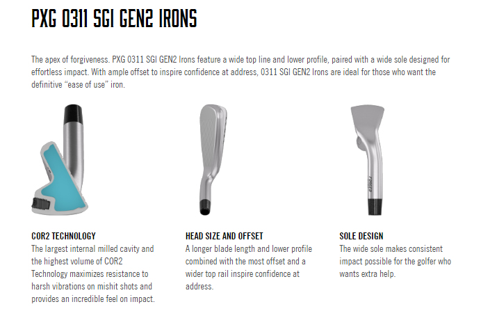 PXG 0311 SGI GEN2新款超弹性空心最易打铁杆头_高球工坊