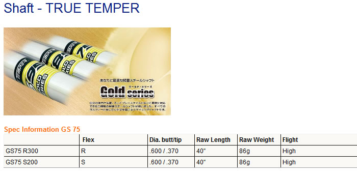 True Temper GS 75  ˸
